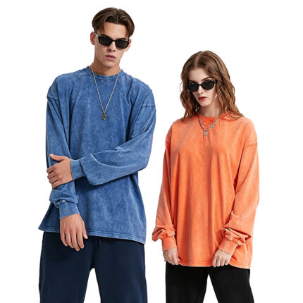 Men's Streetwear Sweatshirt, Long Sleeve Crew Neck Casual Pullover Top for Daily Wear